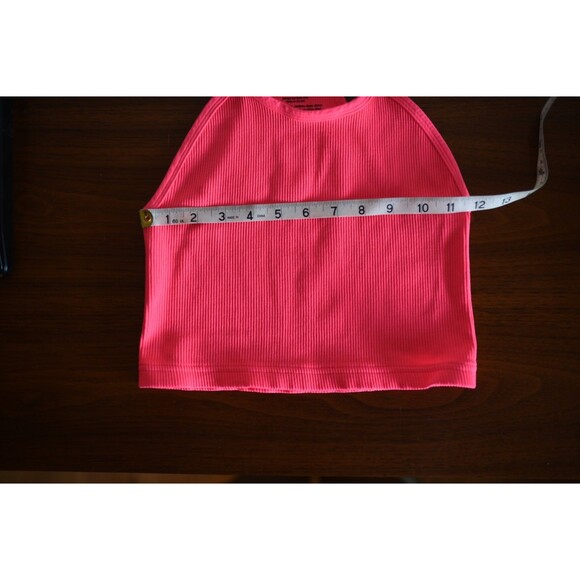 Free People BLACK Make a Move Bra Large and Hot Pink Happiness runs crop top m/l - Picture 7 of 15